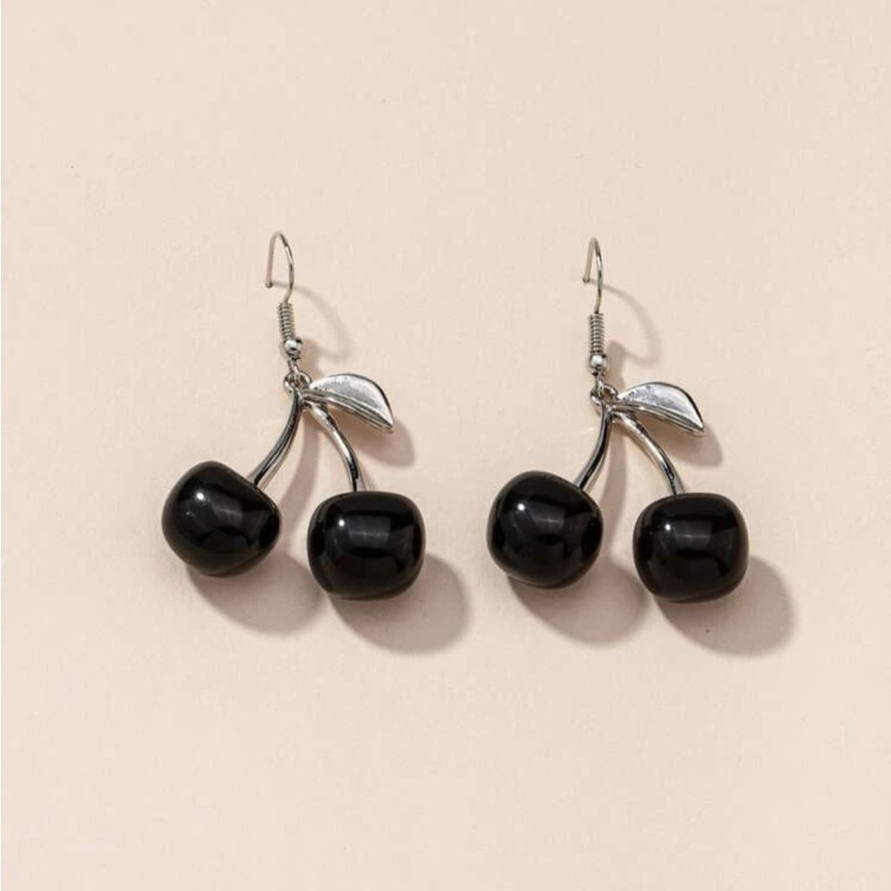 Black Cherry Earrings